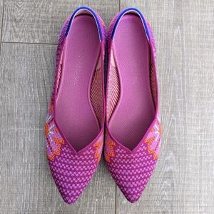 Sold! Rothy's Lotus Floral Points Flats